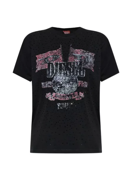 Tricou Diesel cu imagine negru
