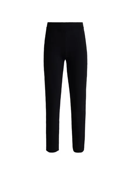 Pantaloni St. John tricotate negru