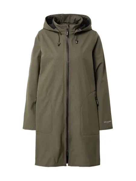 ILSE JACOBSEN Palton de primăvară-toamnă închis verde