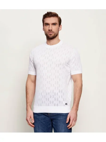 Karl Lagerfeld tricou reversibil din alb