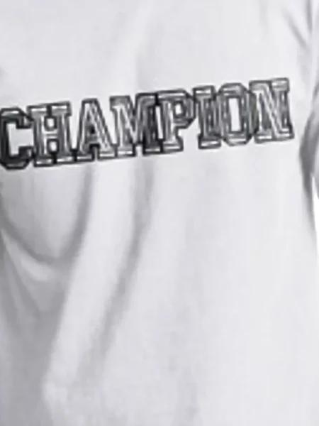 Tricou Champion cu autograf alb