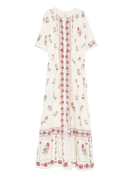 Rochie maxi Agua By Agua Bendita cu model floral de costum