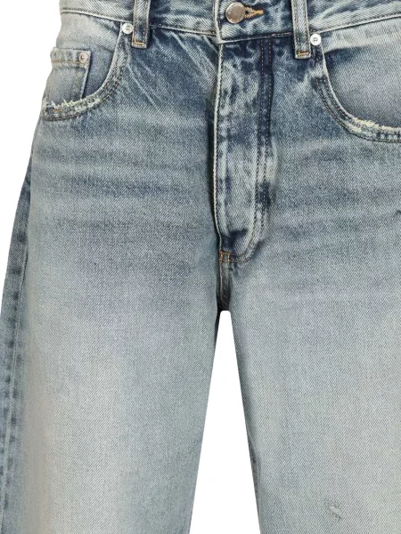 Blugi cu picior larg Icon Denim albastru