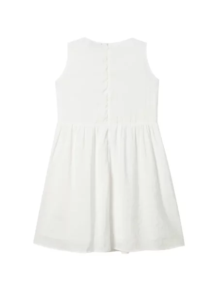 Rochie mini Tout A Coup cu volane alb