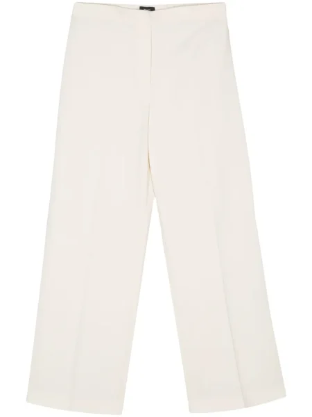 Pantaloni Theory din crep alb