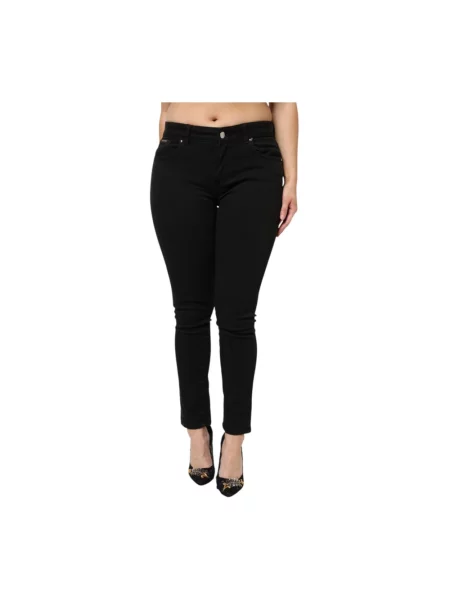 Skinny jeansy skinny Dolce And Gabbana czarne