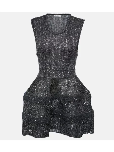 Rochie Alaïa argintiu