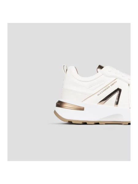 Sneakersy Alexander Smith białe