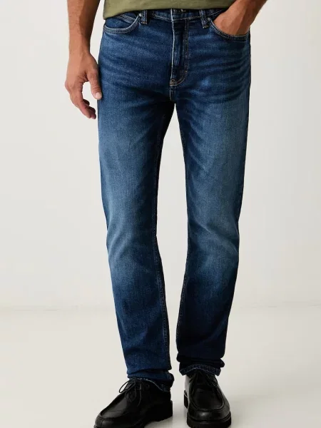 HUGO blugi slim fit pentru bărbați HUGO albastru
