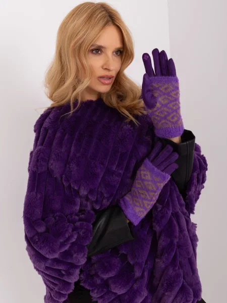Mănuși Fashionhunters violet