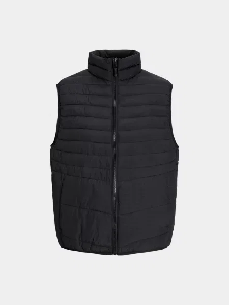 Утепленный жилет Jack & Jones черный