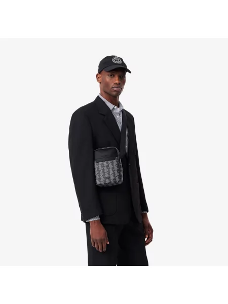 Сумка через плечо Lacoste черная