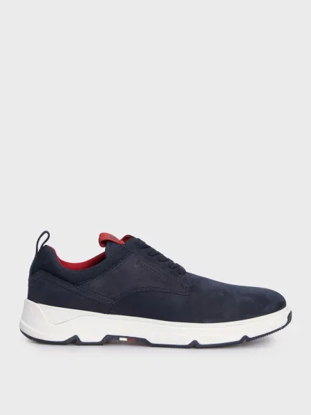 Кожаные кроссовки Tommy Hilfiger синие