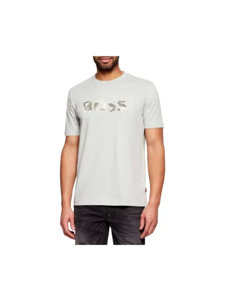 BOSS Orange t-shirt Te_Insignia szara