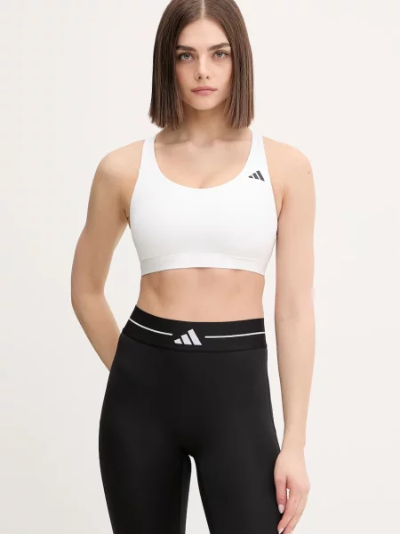 Športová podprsenka adidas Performance Optime biela