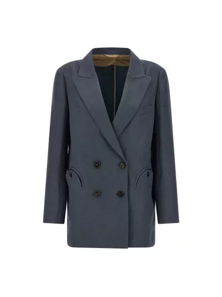 Lniana marynarka Blazé Milano niebieska