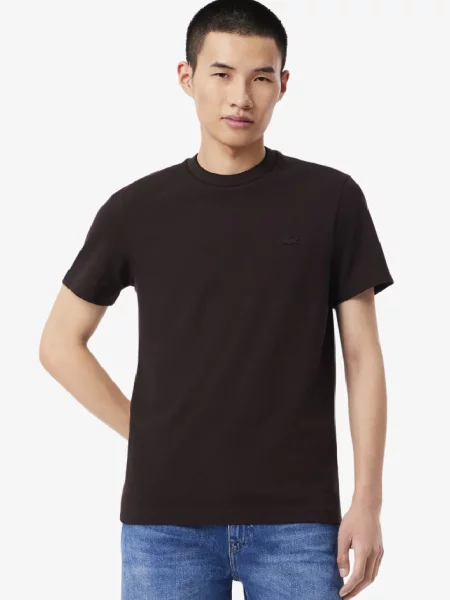 Футболка Lacoste коричнева