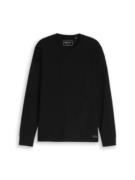 TOM TAILOR DENIM Tricou negru