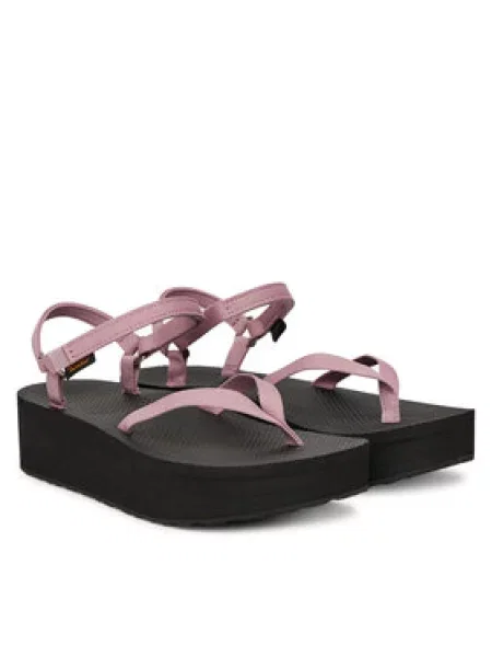 Sandale Teva Flatform Slim ružičasta