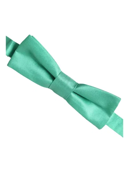 Jedwabny krawat Dolce And Gabbana zielony