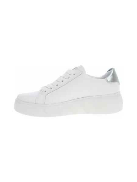 Sneakerși Rieker alb