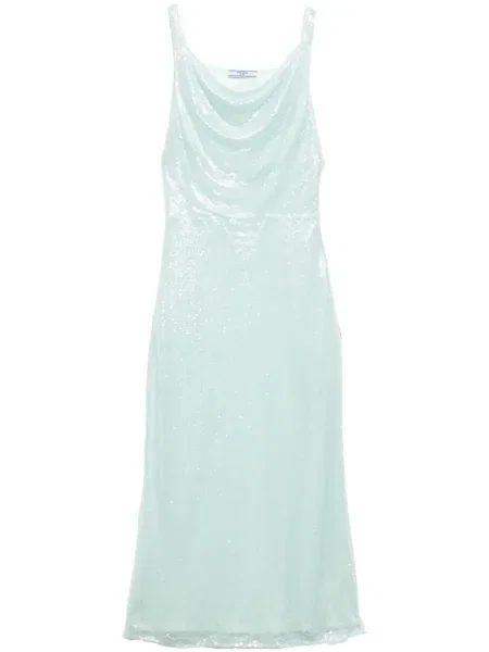 Rochie maxi Prada de costum verde
