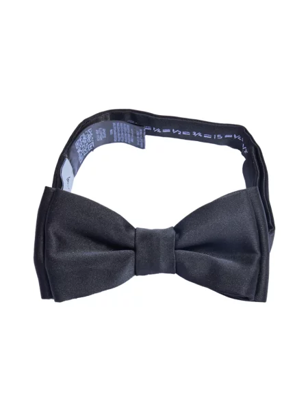 Satynowy krawat Paul Smith czarny