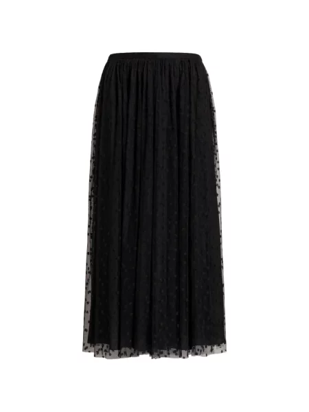 Fustă midi Alberta Ferretti din tul negru