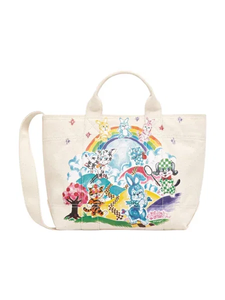 Kenzo torebka Shopper/Tote bag beżowa