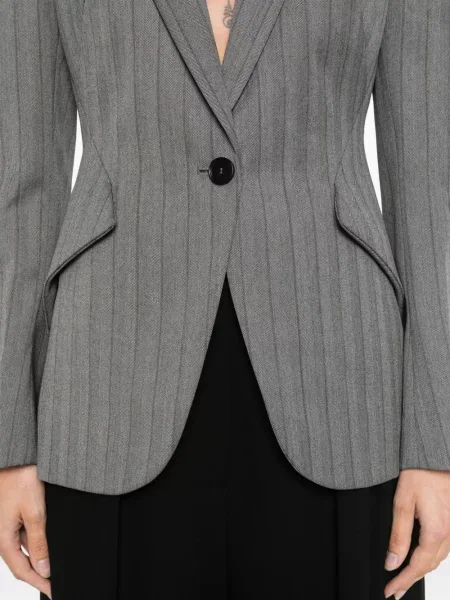 Geacă Alexander Mcqueen cu dungi gri