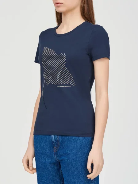 Футболка Ea7 Emporio Armani синя