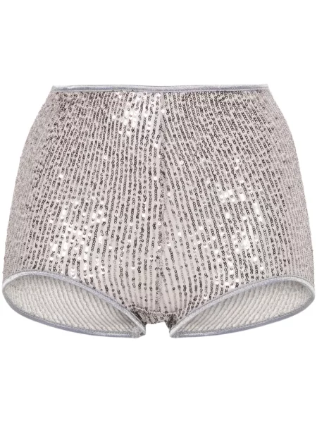 Szorty Alchemy z cekinami szare