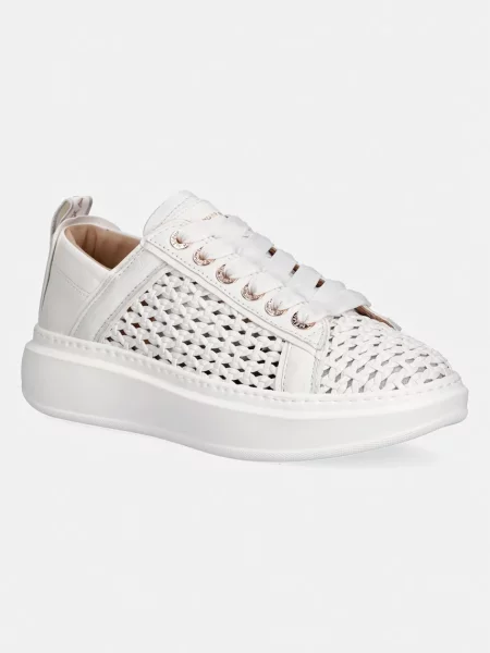 Alexander Smith Sneakers WEMBLEY cu adaos de piele alb
