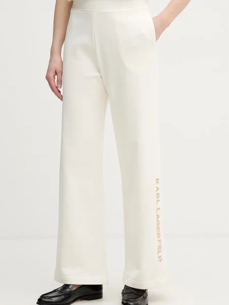Karl Lagerfeld spodnie beżowe