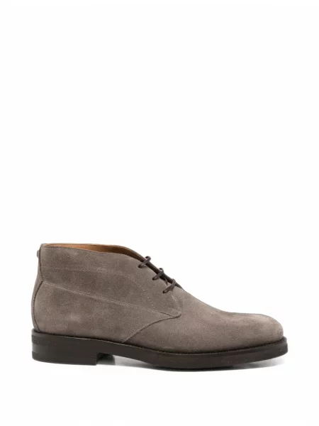 Ghete desert Ferragamo din piele de căprioară gri