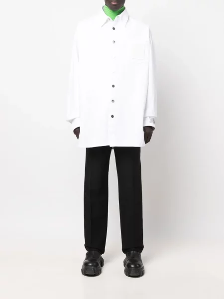 Długa koszula Raf Simons biała