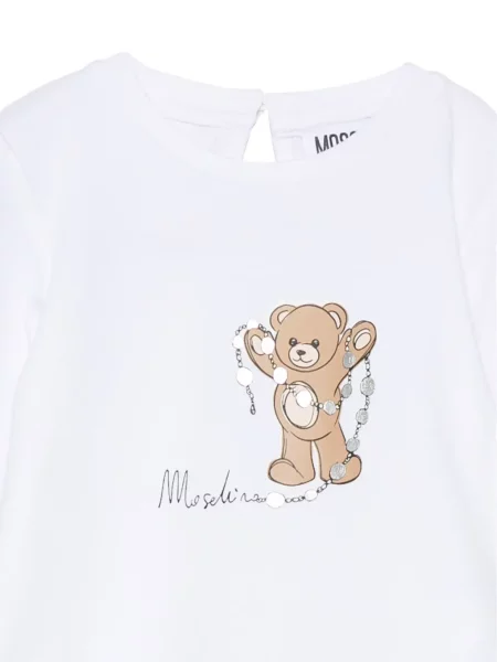Tricou copii Moschino alb