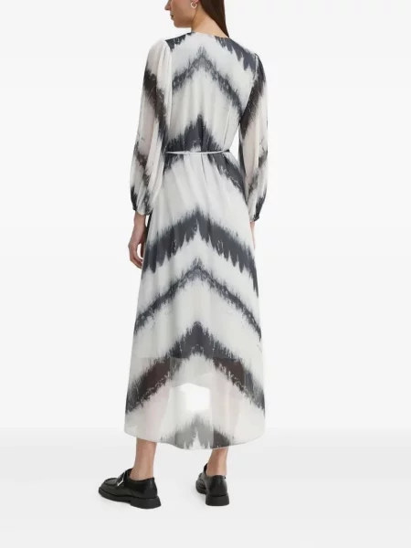 Rochie midi Bruuns Bazaar până la genunchi de costum alb