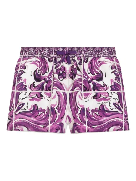 Szorty dziecięce Dolce And Gabbana fioletowe