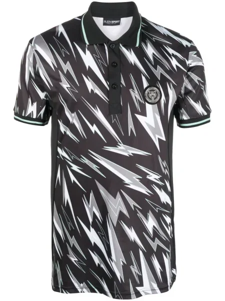 Polo Plein Sport cu imagine negru