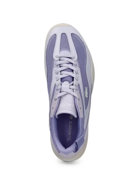 Sneakerși Lacoste cu autograf violet
