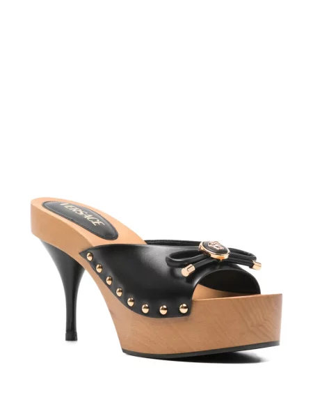 Sandale Versace cu tepi negru