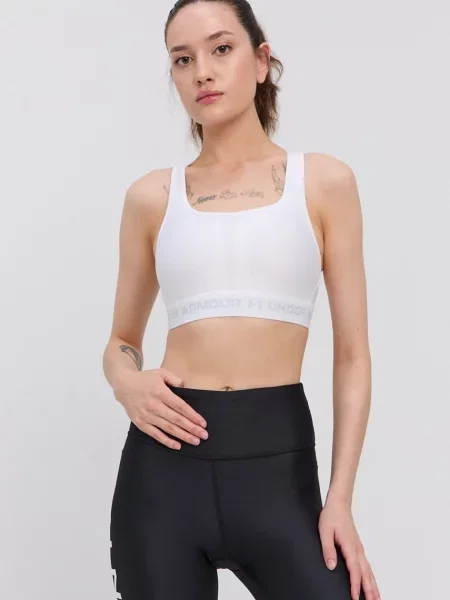 Under Armour športová podprsenka UA Crossback biela