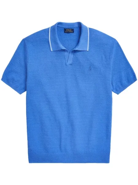 Πλεκτά τρέξιμο sneakers Polo Ralph Lauren με κορδόνια μωβ