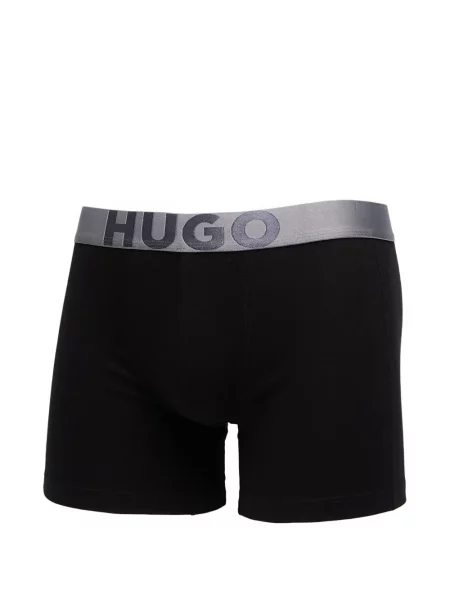 Боксерки Hugo с автограф черно