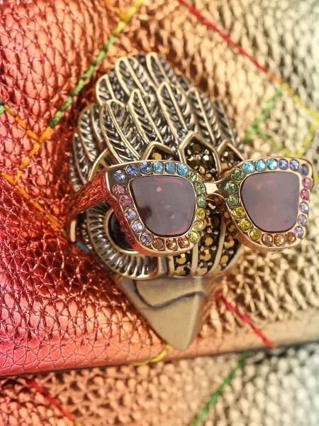 Кожаная сумка Kurt Geiger London