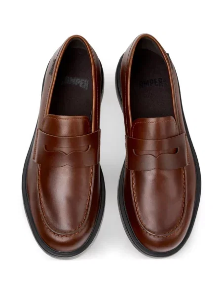 Pantofi loafer Camper din piele maro