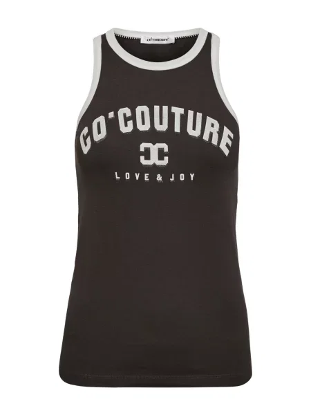 Co'couture Top Edge gri metalic alb