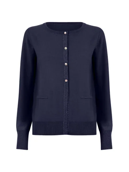 Cardigan Wolford de lână albastru