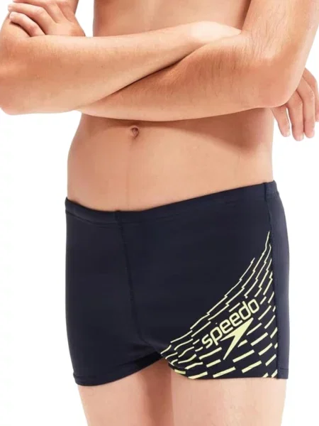 Spodenki kąpielówki Speedo Medley Logo Aquashort niebieskie